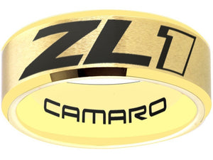 Camaro ZL1 Ring Gold Wedding Band | Sizes 6-13 | #chevy #chevrolet #ZL1