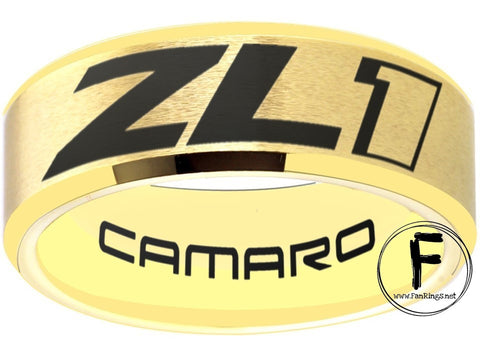 Camaro ZL1 Ring Gold Wedding Band | Sizes 6-13 | #chevy #chevrolet #ZL1