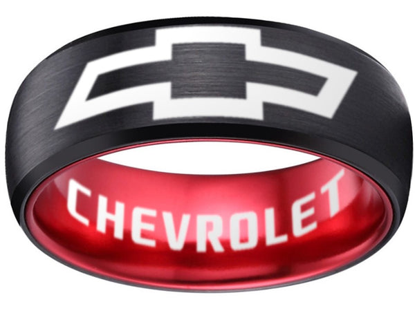 Chevrolet Ring Chevy Ring Black and Green Ring Sizes 6-13 #chevy