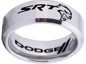 Dodge Hellcat Ring Dodge Challenger Hellcat Logo Ring Silver Ring Sizes 4-17 #hellcat #srt