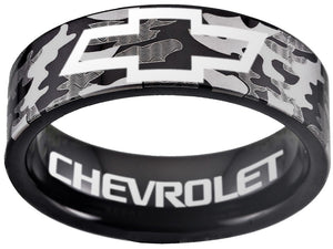 Chevrolet Ring Chevy Ring Camouflage Wedding Ring Sizes 6-13 #chevy #chevrolet