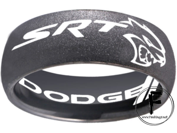 Dodge Hellcat Ring Dodge Challenger Hellcat Ring Black rugged band Sizes 6-13 #hellcat