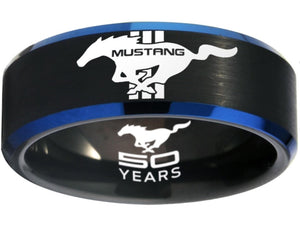 Ford Mustang Ring Mustang Logo Ring 50 year Anniversary Ring #mustang