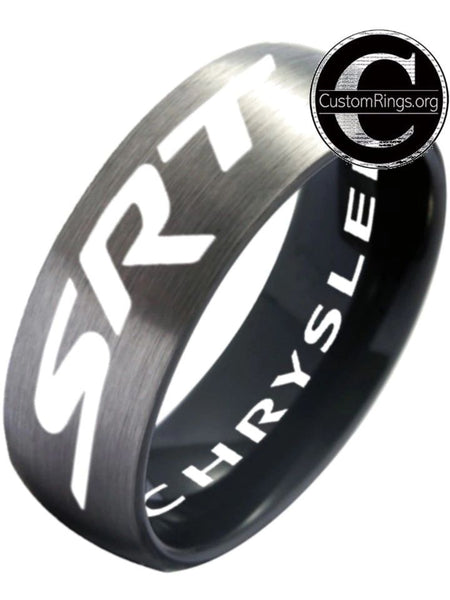 Dodge SRT Ring Dodge SRT Logo Ring Chrysler Grey, Silver and Black ring #chrysler