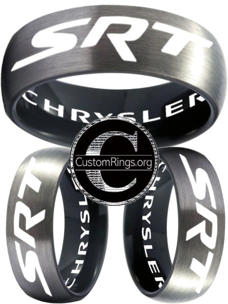 Dodge SRT Ring Dodge SRT Logo Ring Chrysler Grey, Silver and Black ring #chrysler