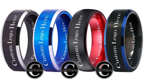 Custom Ring Custom Logo Ring Custom Wedding Ring #customring #customize